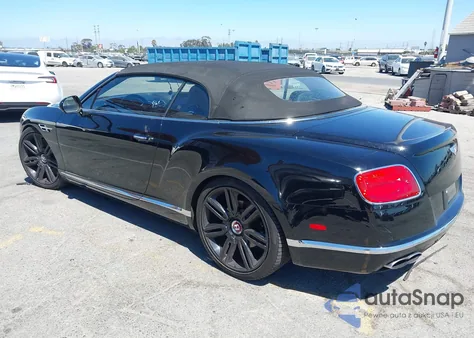 2016 Bentley Continental Gt V8 z USA, uszkodzony, nr VIN SCBGT3ZA4GC058546